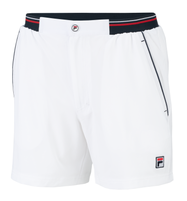 Spodenki tenisowe Fila Shorts Stephan białe