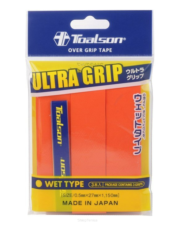 Owijka wierzchnia Toalson Ultra Grip 3P - pomarańczowa