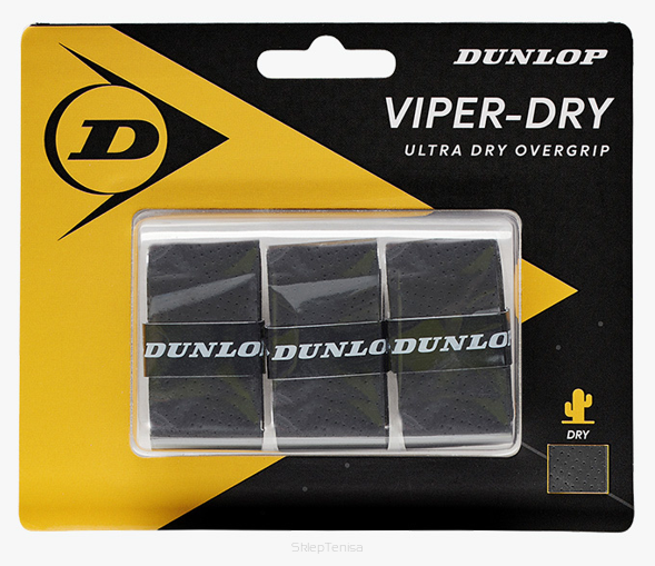 Owijka wierzchnia Dunlop Viper-Dry czarna 