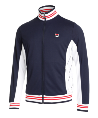 Bluza tenisowa Fila Jacket Bjorn granatowa