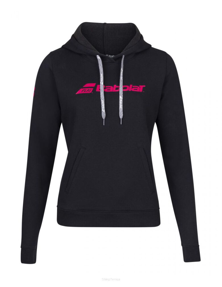 Bluza tenisowa Babolat Exercise Hood Sweat Women - black