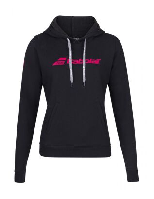 Bluza tenisowa Babolat Exercise Hood Sweat czarna