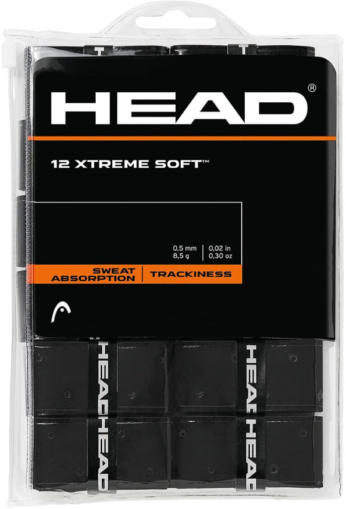 Owijki tenisowe Head Xtremesoft black 12P