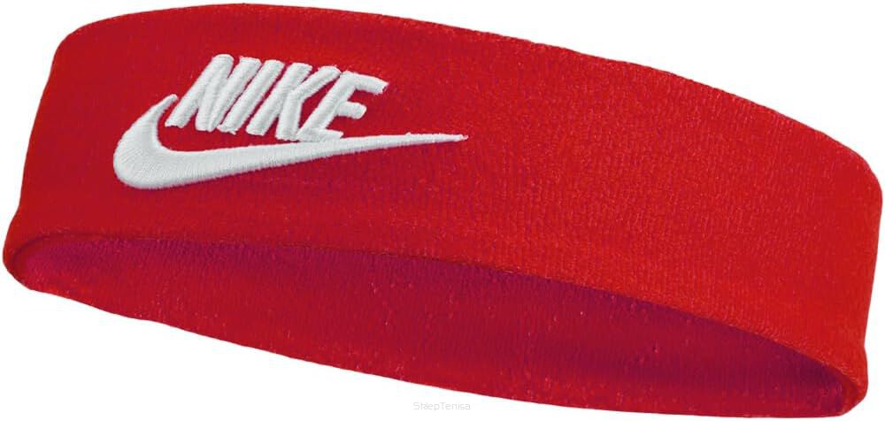 Opaska tenisowa Nike Classic Headband Wide Terry czerwona