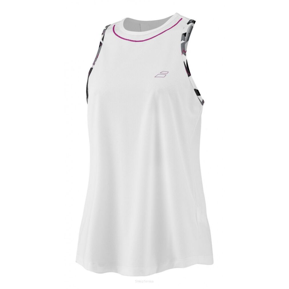 Top Babolat Aero Tank Top biały