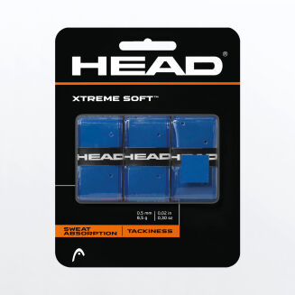 Owijki tenisowe wierzchnie Head Xtreme Soft niebieskie