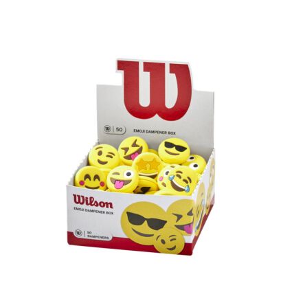 Tłumiki tenisowe Wibrastopy Wilson Emoji 50 sztuk