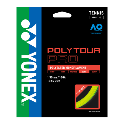 Naciąg tenisowy Yonex Poly Tour Pro 1.30 - żółty