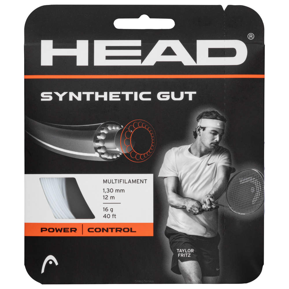 Naciąg tenisowy Head Synthetic Gut 1.30 biały