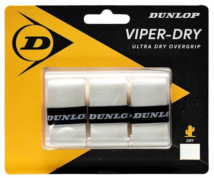 Owijka wierzchnia Dunlop Viper-Dry biała