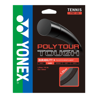 Naciąg tenisowy Yonex Poly Tour Tough 1.25mm  czarny