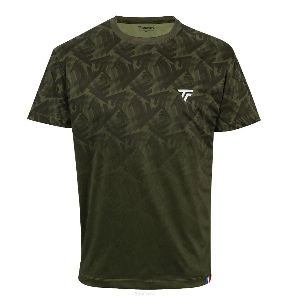 Koszulka tenisowa Tecnifibre X-Loop Tee zielona