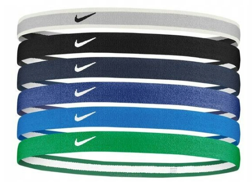 Opaski na głowę Nike Y Swoosh Sport x6 wielokolorowe