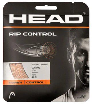 Naciąg tenisowy Head Rip Control 12m 1.30 pomarańczowo-biały