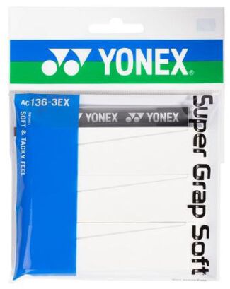Owijki wierzchnie Yonex Super Grap Soft 3P biała