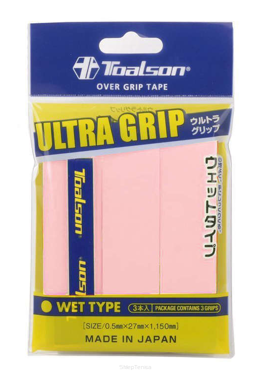 Owijka wierzchnia Toalson Ultra Grip 3P - różowa