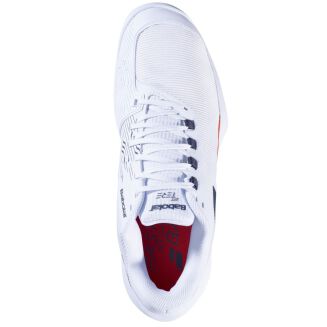 Buty tenisowe męskie Babolat Jet Tere 2 AC white/strike