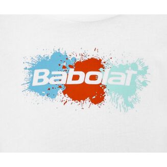 Koszulka tenisowa Babolat Exercise Cotton Tee Girl biała 