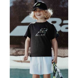 T-shirt Koszulka chłopięca Babolat Aero Cotton Tee Boy czarna