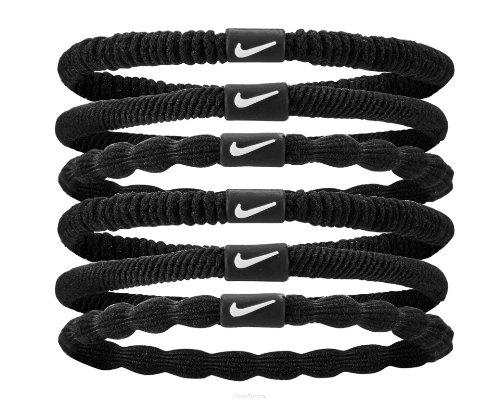 Gumki do włosów Nike Flex Hair Ties czarne x6