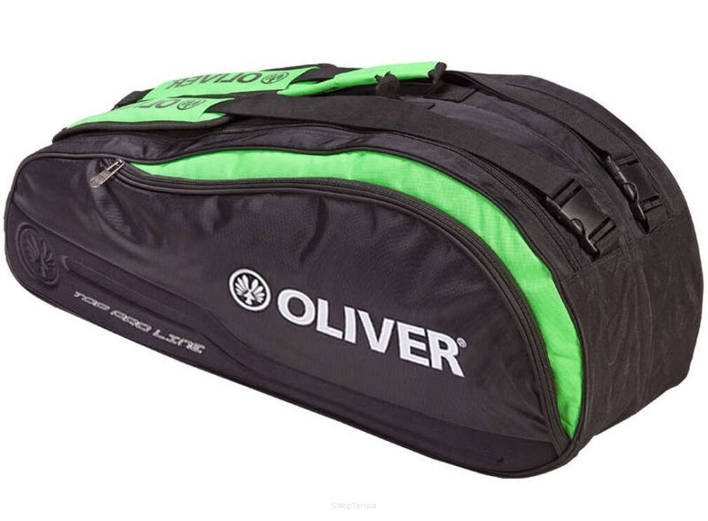 Torba do squasha Olivier Top Pro czarno-zielona