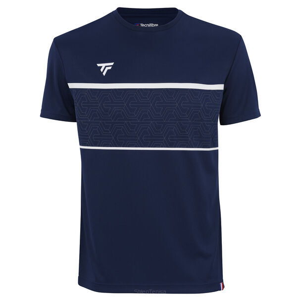 Koszulka tenisowa Tecnifibre Tech Tee granatowa