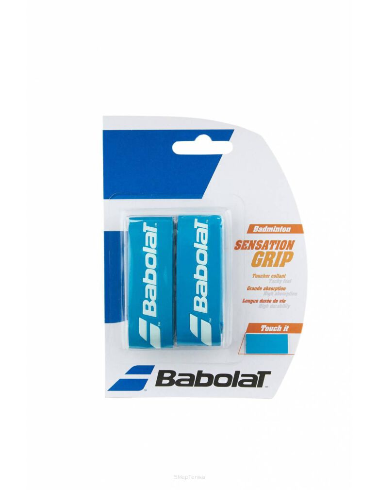 Owijka wierzchnia badminton Babolat Grip Sensation - niebieska