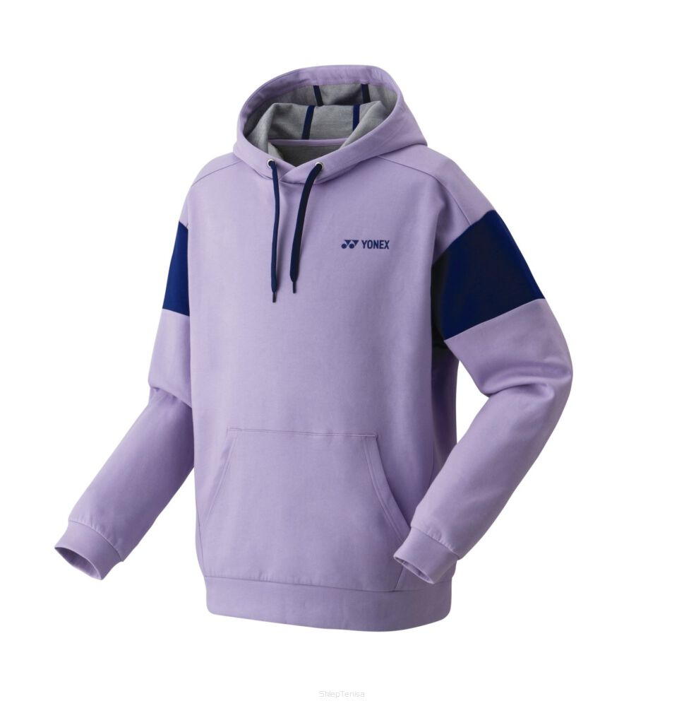 Bluza tenisowa Yonex Sweat Hoodie fioletowa