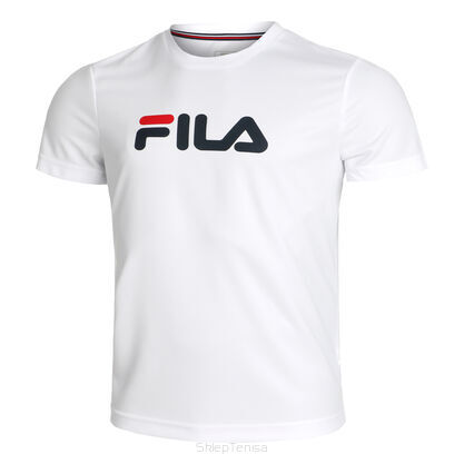 Koszulka tenisowa Fila T-shirt Logo biała