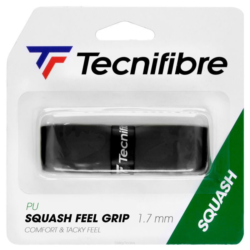 Owijka bazowa do squasha Tecnifibre Comfort Grip Feel czarna