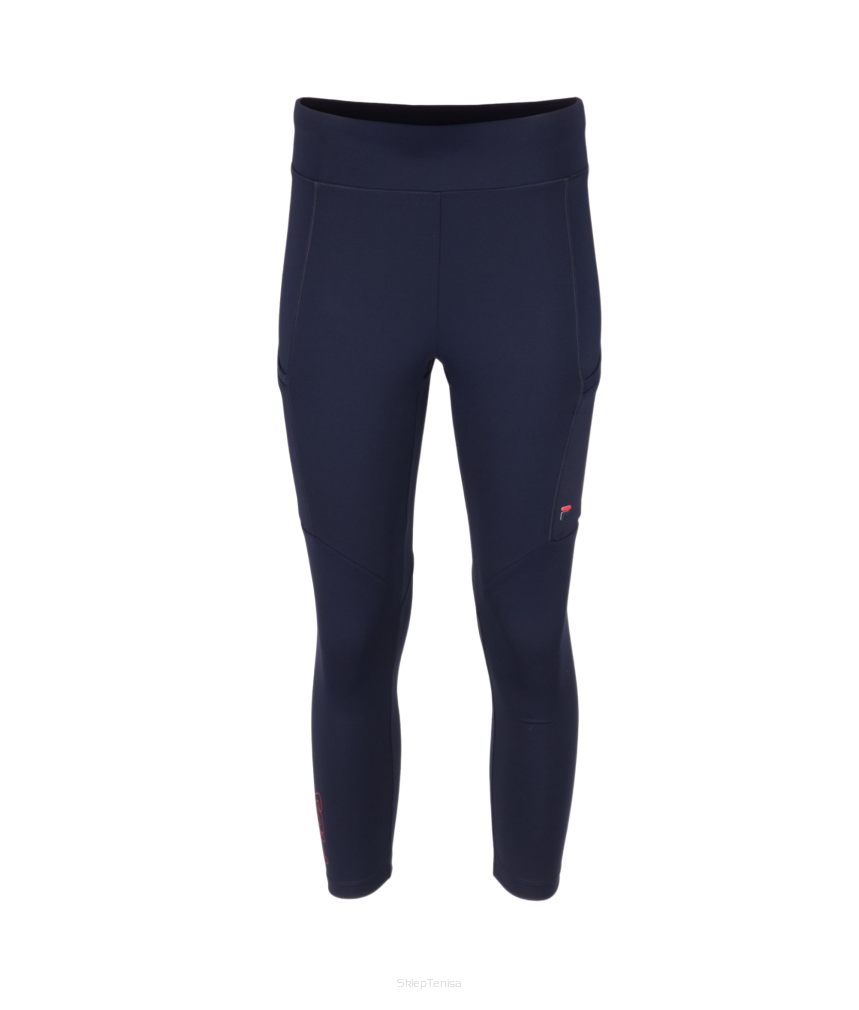 Leginsy tenisowe Fila Capri Leggings Nala granatowa