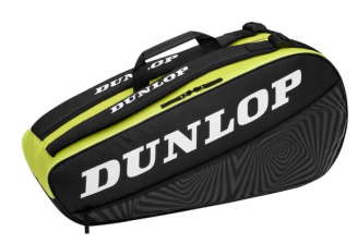 Torba tenisowa Dunlop CX Club x6 czarno-żółta 