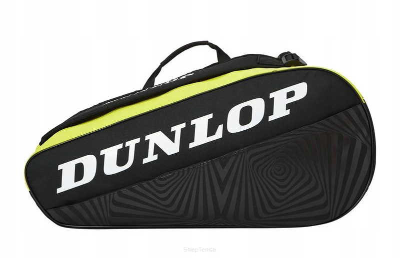 Torba tenisowa Dunlop CX Club x6 czarno-żółta 