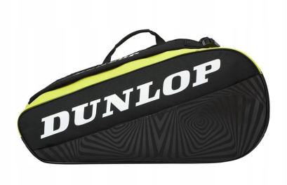 Torba tenisowa Dunlop SX Club x6 czarno-żółta