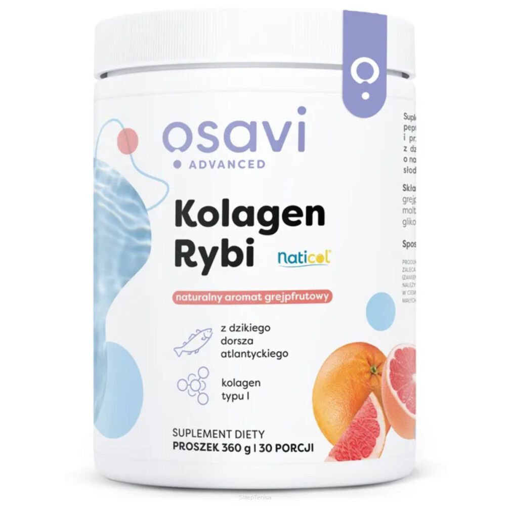 Kolagen Osavi Collagen Rybi z Dzikiego Dorsza, smak: grejpfrut