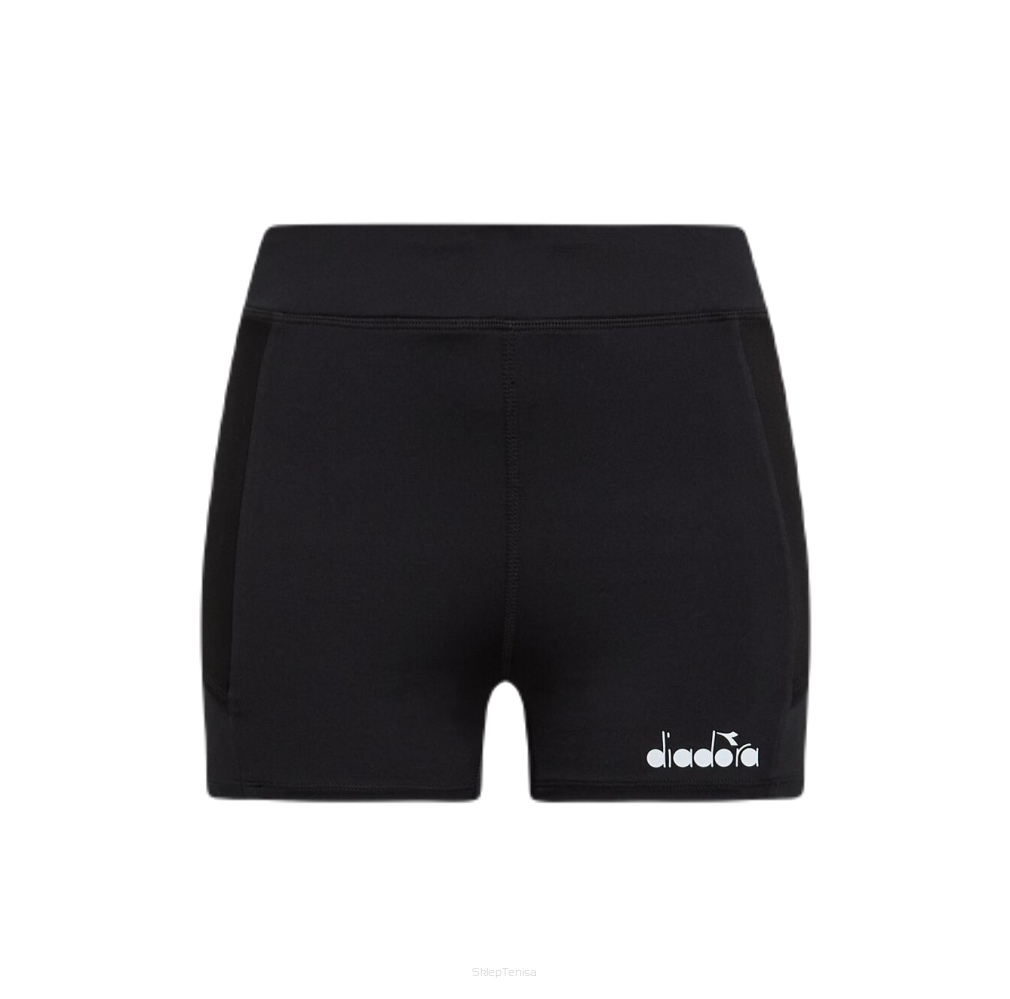 Spodenki tenisowe Diadora Short Tights Pocket czarne