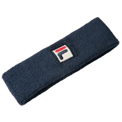 Frotka tenisowa na głowę Fila Headband Flexby granatowa