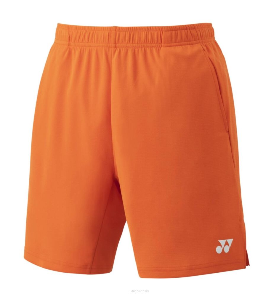 Spodenki tenisowe Yonex Knit Shorts pomarańczowe