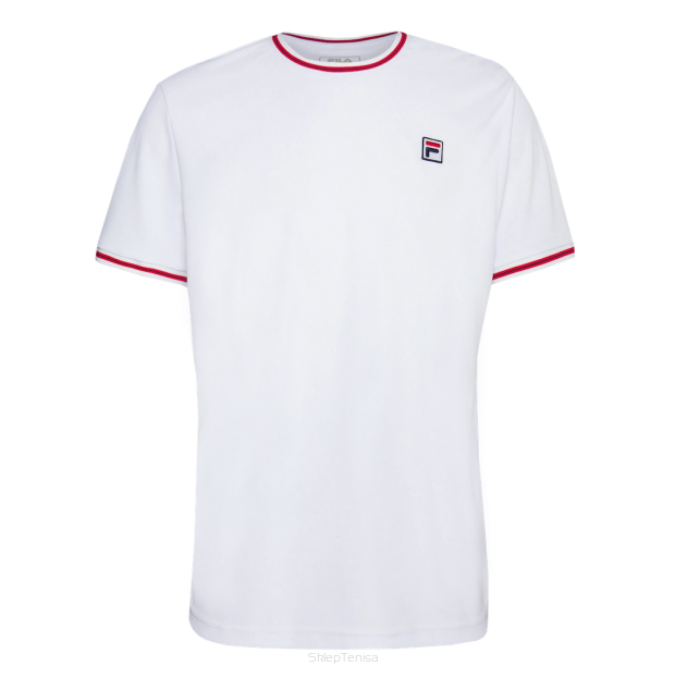 Koszulka tenisowa Fila T-shirt Marlon biała