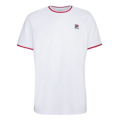 Koszulka tenisowa Fila T-shirt Marlon biała