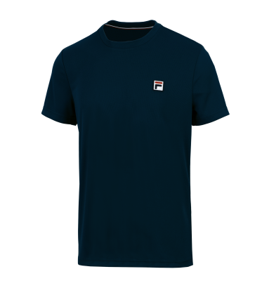Koszulka tenisowa Fila T-shirt Dani granatowa