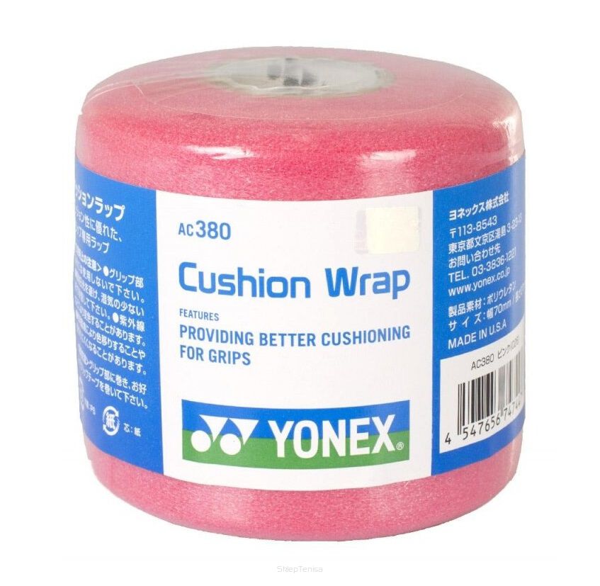 Owijka jako pianka Yonex AC 380 Cushion Wrap różowa